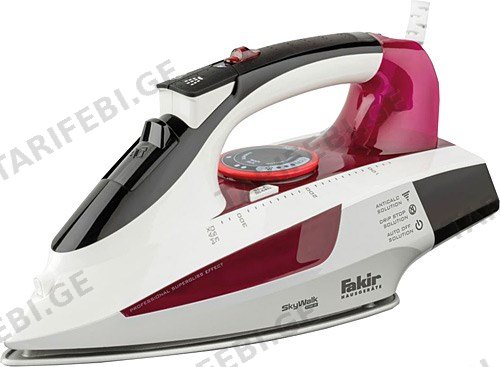 უთო Fakir skywalk be 110 steam iron red