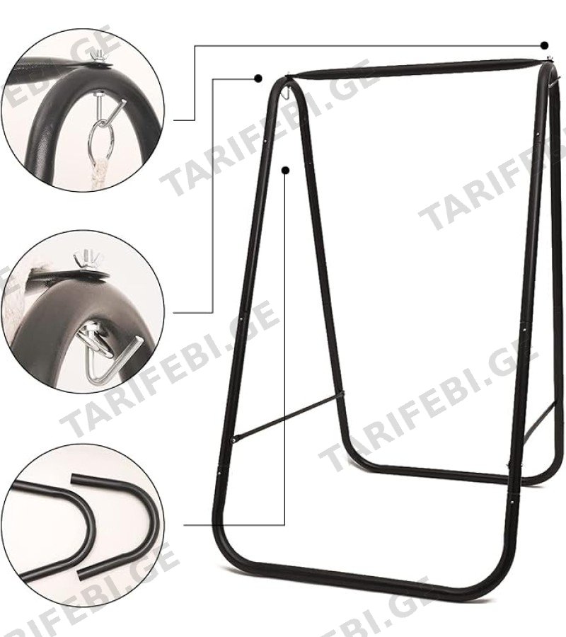 ჰამაკის დასადგამი SJHW-B03-8 ზომა: 85*110*160CM