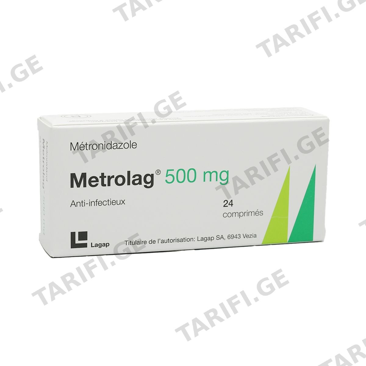 მეტროლაგი - Metrolag 500მგ 24 ტაბლეტი