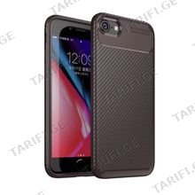 კარბონის ქეისი iPhone 7 Plus Focus Carbon Case - ყავისფერი