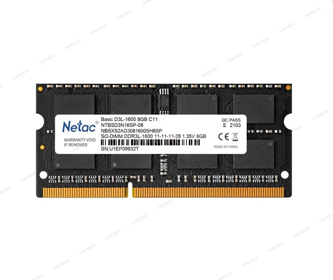 SODIMM DDR3 8GB 1600 Netac