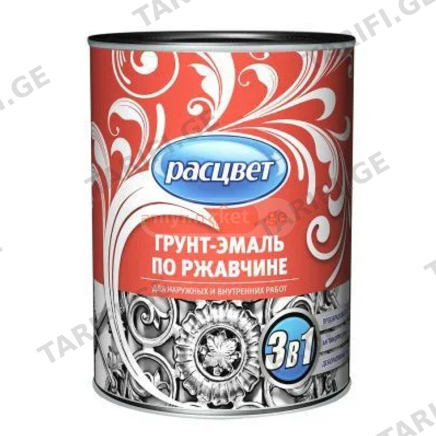 გრუნტი-ემალი ჟანგზე 5403 РАСЦВЕТ ლურჯი 2,7კგ