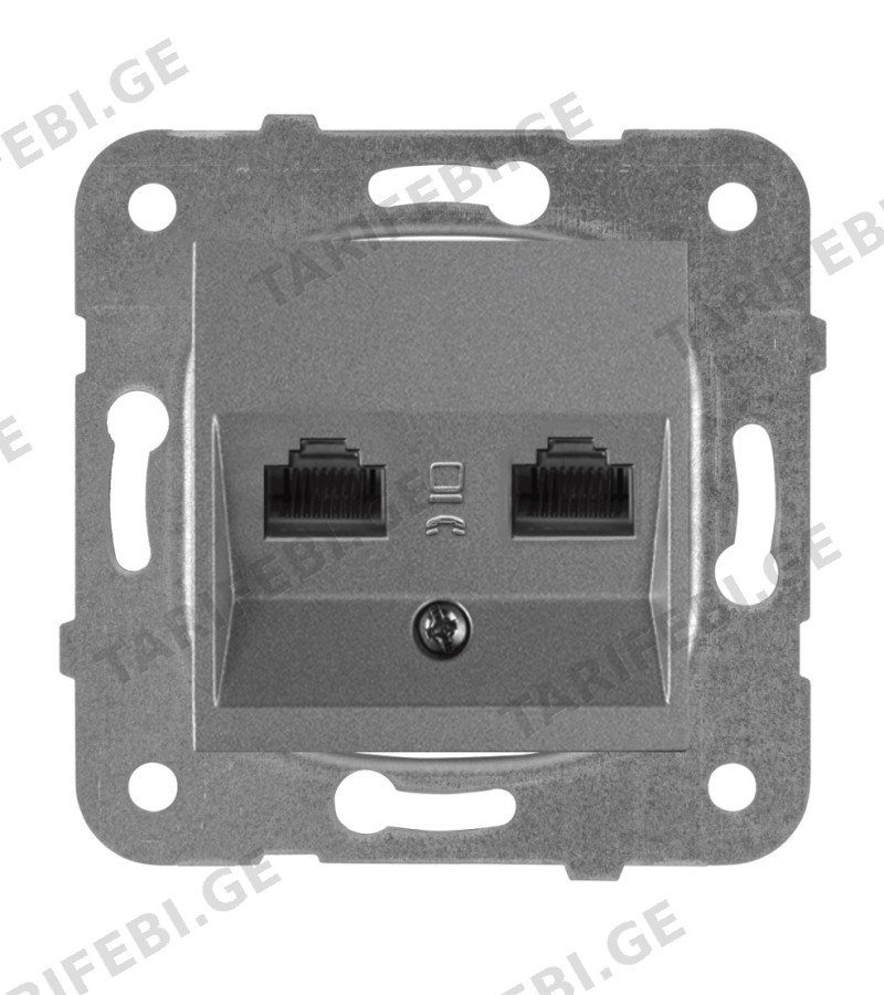 როზეტის მექანიზმი ტელეფონის KARRE PLUS FUME WKTT04022DG-EU1 Panasonic