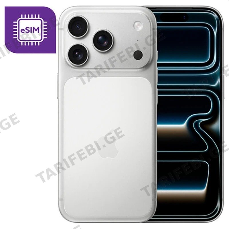 მობილური ტელეფონი APPLE IPHONE 17 PRO E-SIM ONLY 12GB/512GB SILVER
