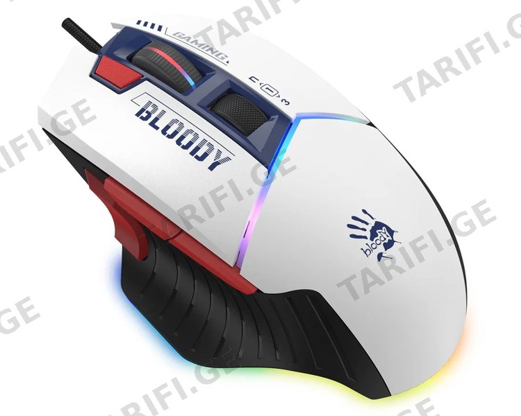 მაუსი A4tech Bloody W95 Max Sports RGB Gaming Mouse Sports Navy