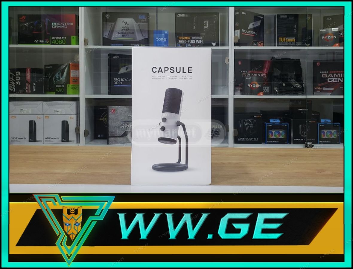 ✅აქცია✅NZXT Capsule - AP-WUMIC-W1 ✅NZXT Microphone