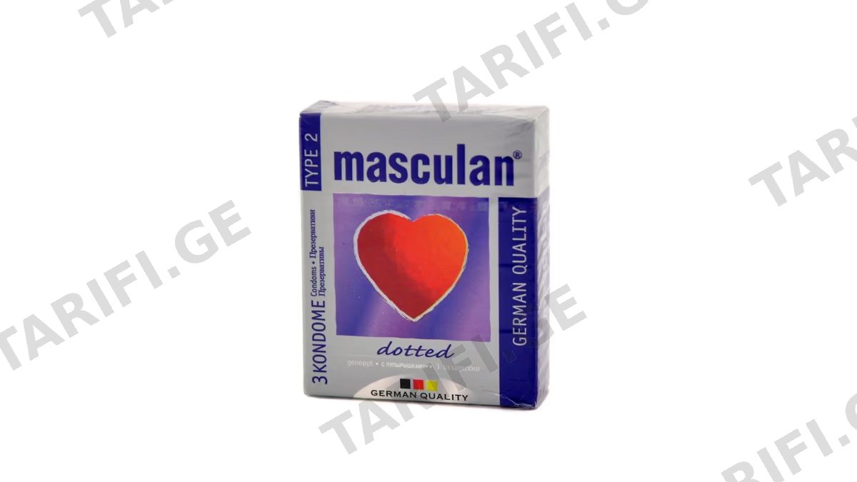 პრეზერვატივი "MASCULAN 2" N3 *