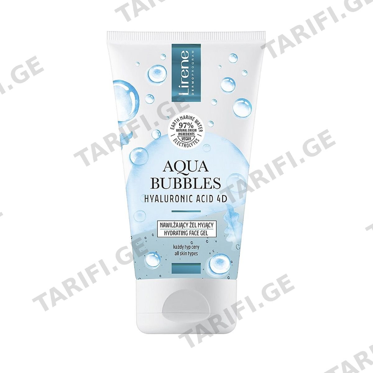 სახის დასაბანი გელი Bubble 9519 ლირენე - Lirene