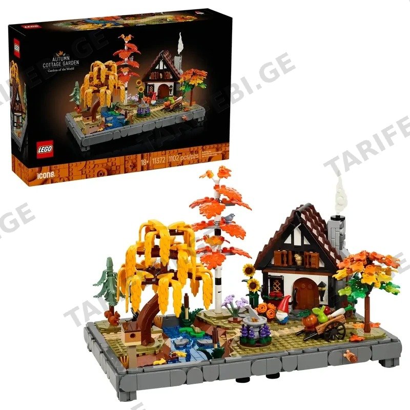 კონსტრუქტორი LEGO ICONS 11372 AUTUMN COTTAGE GARDEN