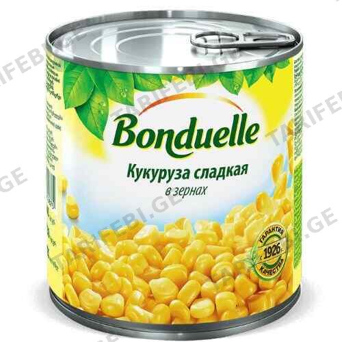 Canned corn /Bonduel/ 425 ml