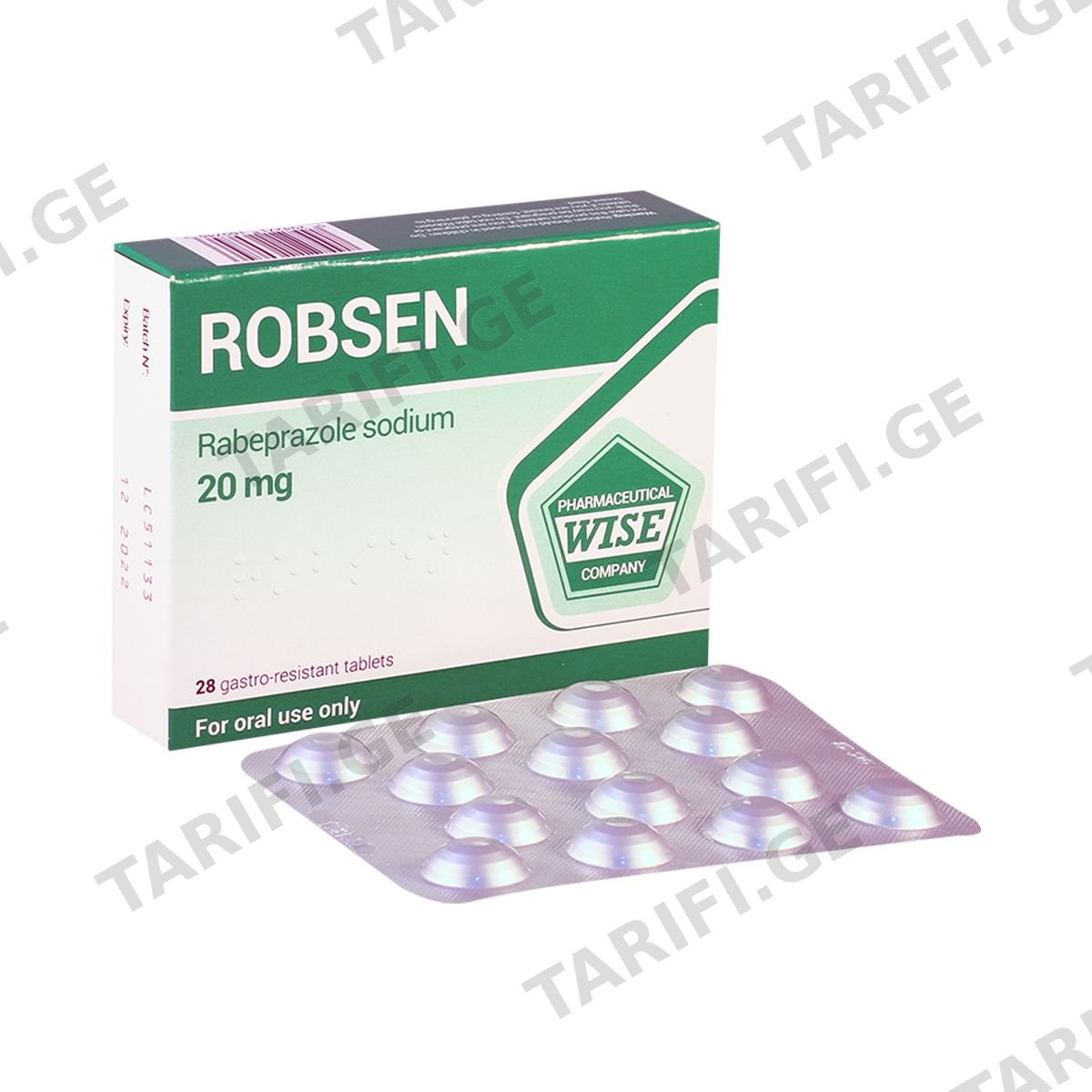 რობსენი - Robsen 20მგ 28 ტაბლეტი