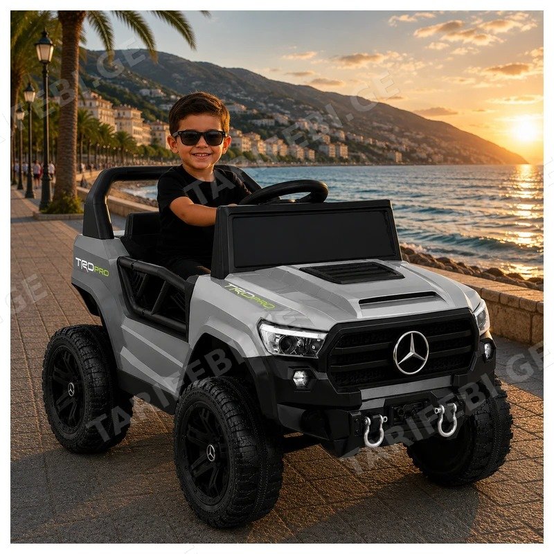 საბავშვო ელექტრო მანქანა MERCEDES-BENZ GM-505-CER 2 ძრავით 12V