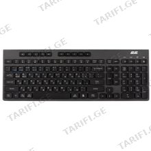2E 2E-KS280WBGR_UA KS280 BLACK უსადენო მემბრანული კლავიატურა