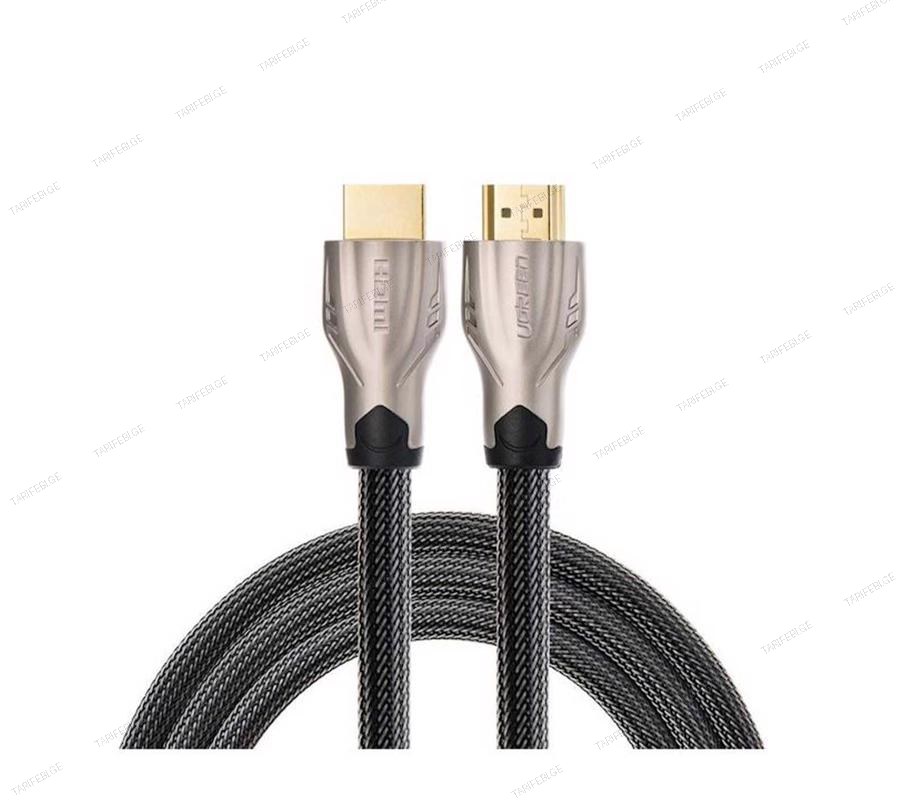 HDMI კაბელი UGREEN HD102 (11195), HDMI To HDMI, 10m, Gold/Blak