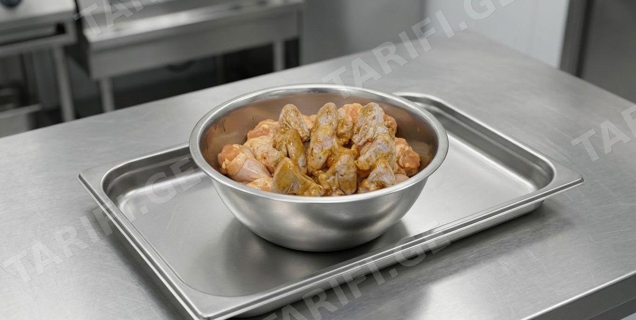 ქათმის ფრთები მარინადში 1კგ
