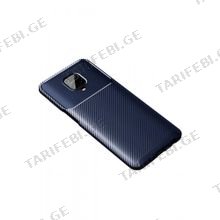 კარბონის ქეისი Xiaomi Redmi Note 9 Pro Focus Carbon Case - მუქი ლურჯი