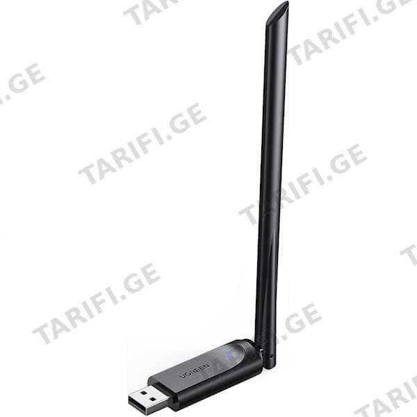 Wi-Fi ადაპტერი UGREEN CM496 (90339), Wifi Adapter, Black