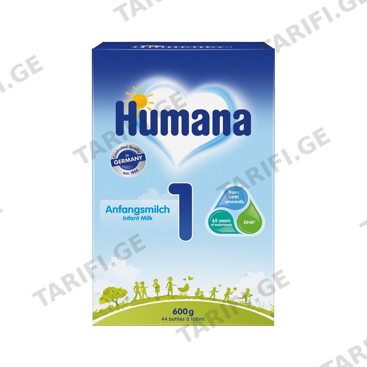 რძის ნაზავი 1 NEW FS 600გ 1719 ჰუმანა - Humana