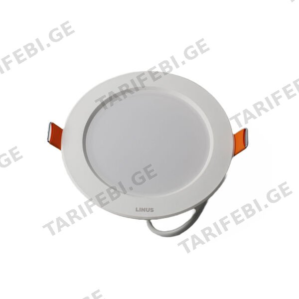 სანათი LINUS PC downlight 10W 3000K