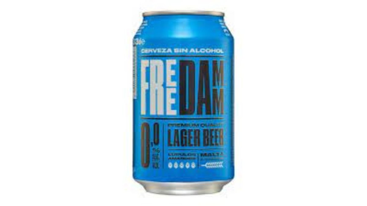 "ESTRELLA DAMM"- ლუდი უალკოჰოლო 0.33 ლ თუნუქის ქილა - 24ც/ყ