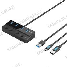 VENTION CHWBF Type-C USB ჰაბი