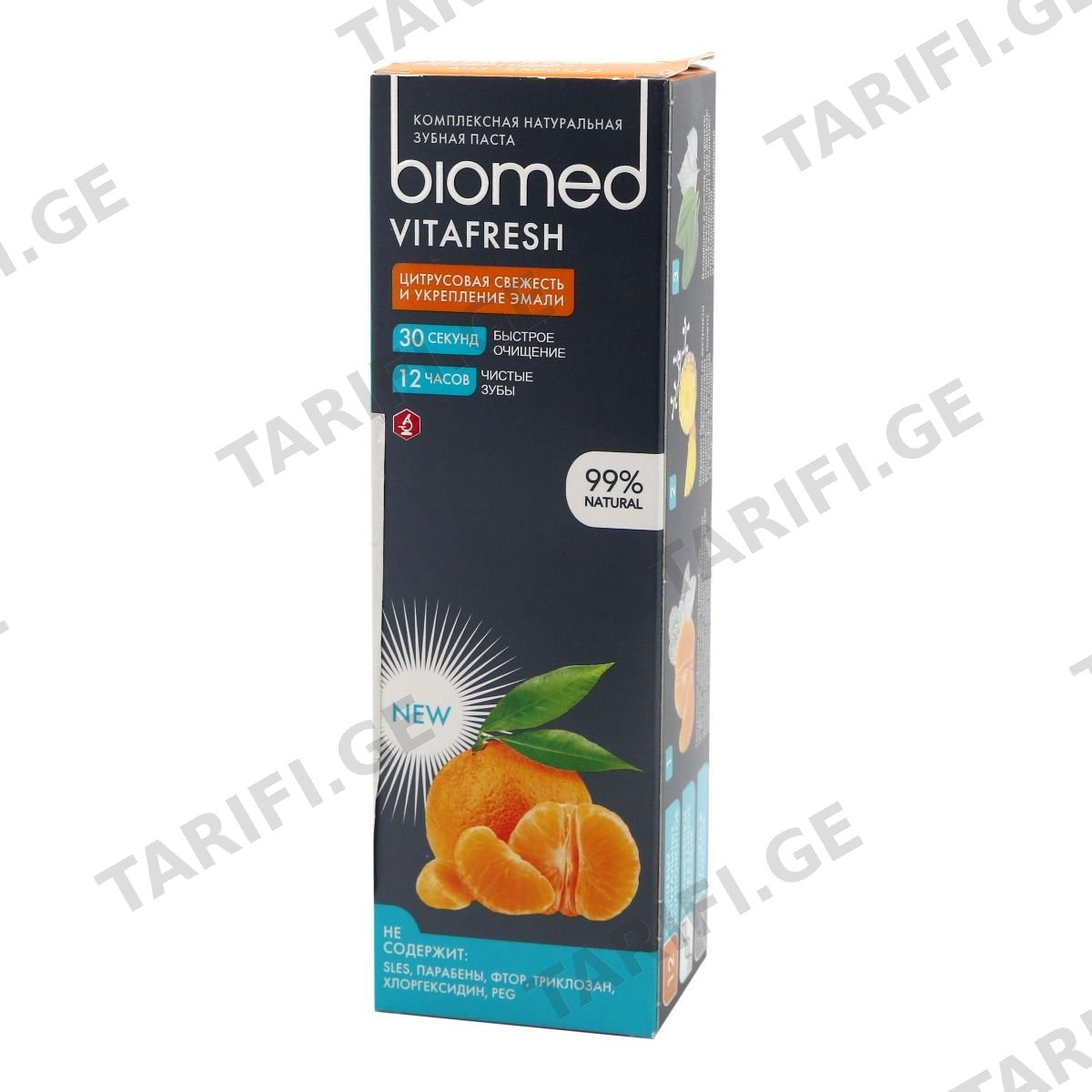 კბილის პასტა vitafresh 100გ 0431 ბიომედი - Biomed