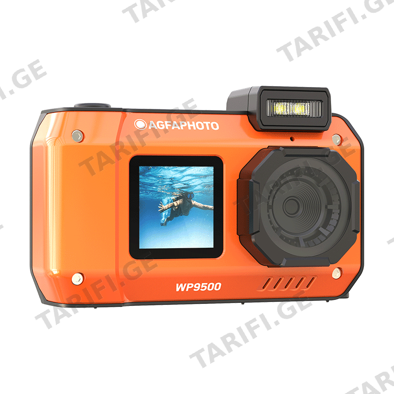 ვიდეოკამერა AGFA Digital Camera Realishot WP9500 Orange