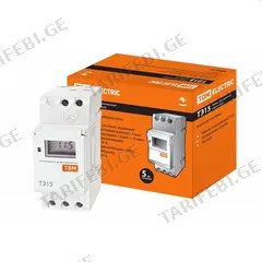 ტაიმერი ელექტრონული TDM 16А 230V