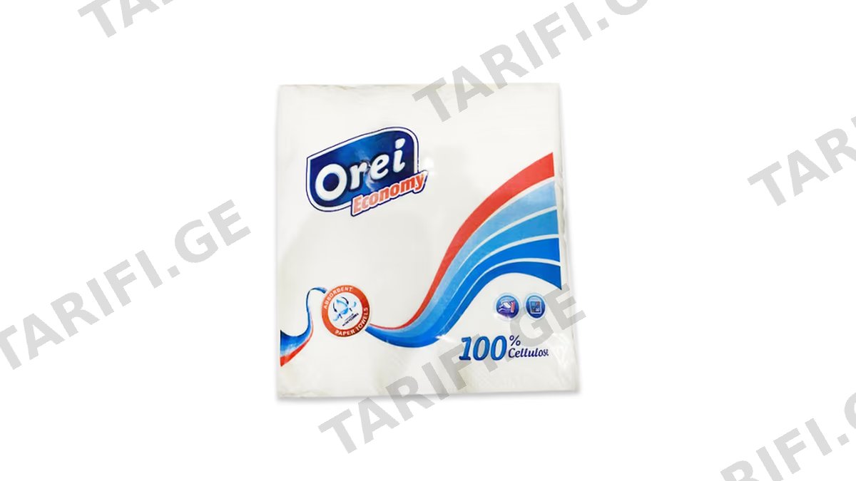 სუფრის ხელსახოცი ორეი ეკონომი 1 ცალი