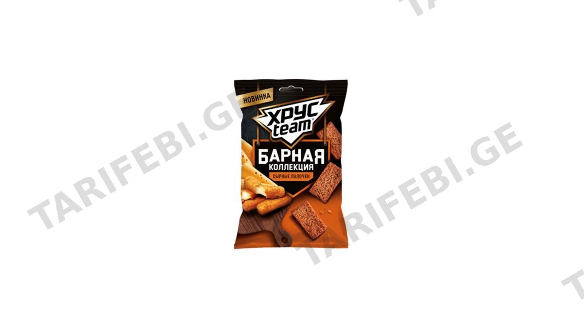 სუხარიკი "ხრუსტიმი" ყველის ჩხირების გემო 70 გრ