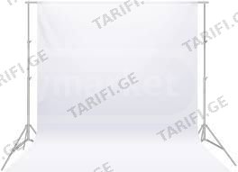 white backdrop 1.5m*3m / თეთრი ფონი 1.5მ*3მ