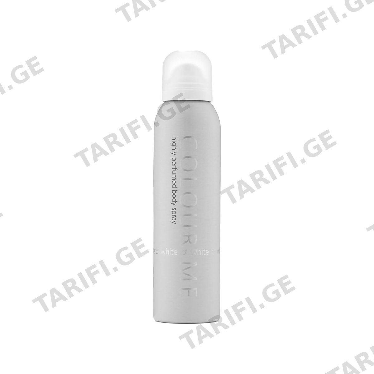 ტანის სპრეი COLOUR ME White 150 მლ 4019 მილტონი - Milton