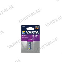 (9V) ელეენტი VARTA Ultra