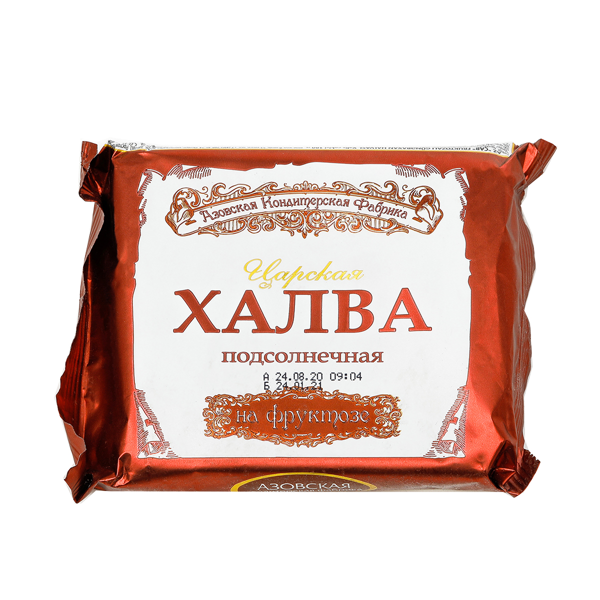 ჰალვა მზესუმზირის დიაბეტური "ხბფ" ცარსკაია ფრუქტოზაზე 180გრ