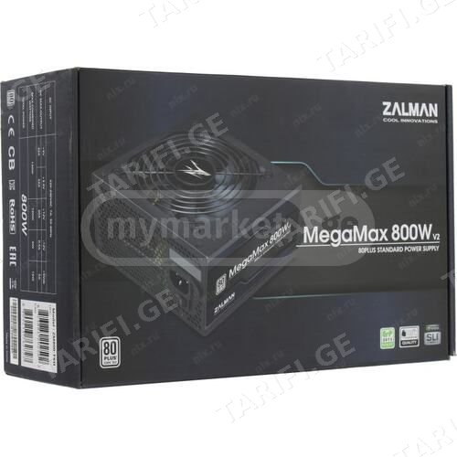 კვების ბლოკი ZALMAN ZM800-TXII 800W 80PLUS