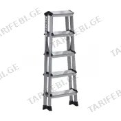 ალუმინის ორმხრივი კიბე 5x5 CGS OL5-LFD115AL