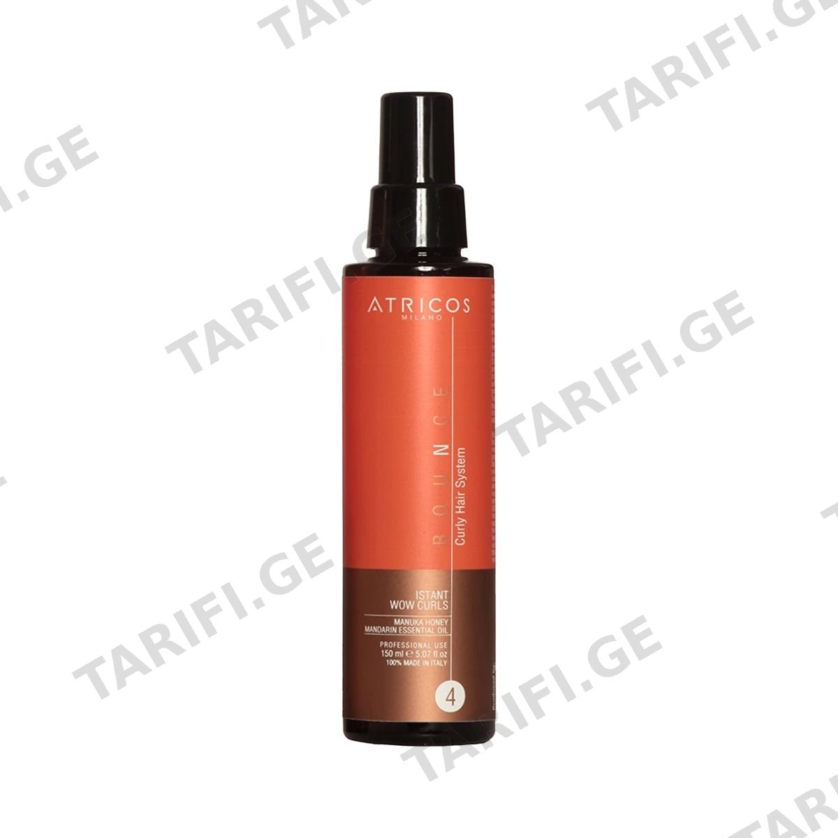 სპრეი ხვეული თმის ISTANT 4 150 მლ 1139 ატრიკოს მილანო - Atricos Milano