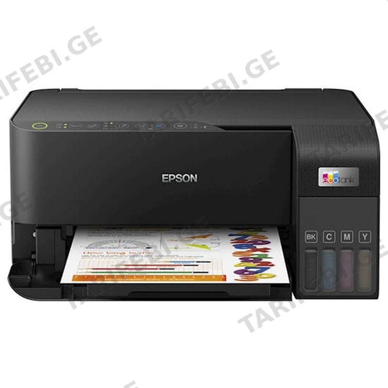ფერადი ჭავლური პრინტერი EPSON L3550 C11CK59404 BLACK