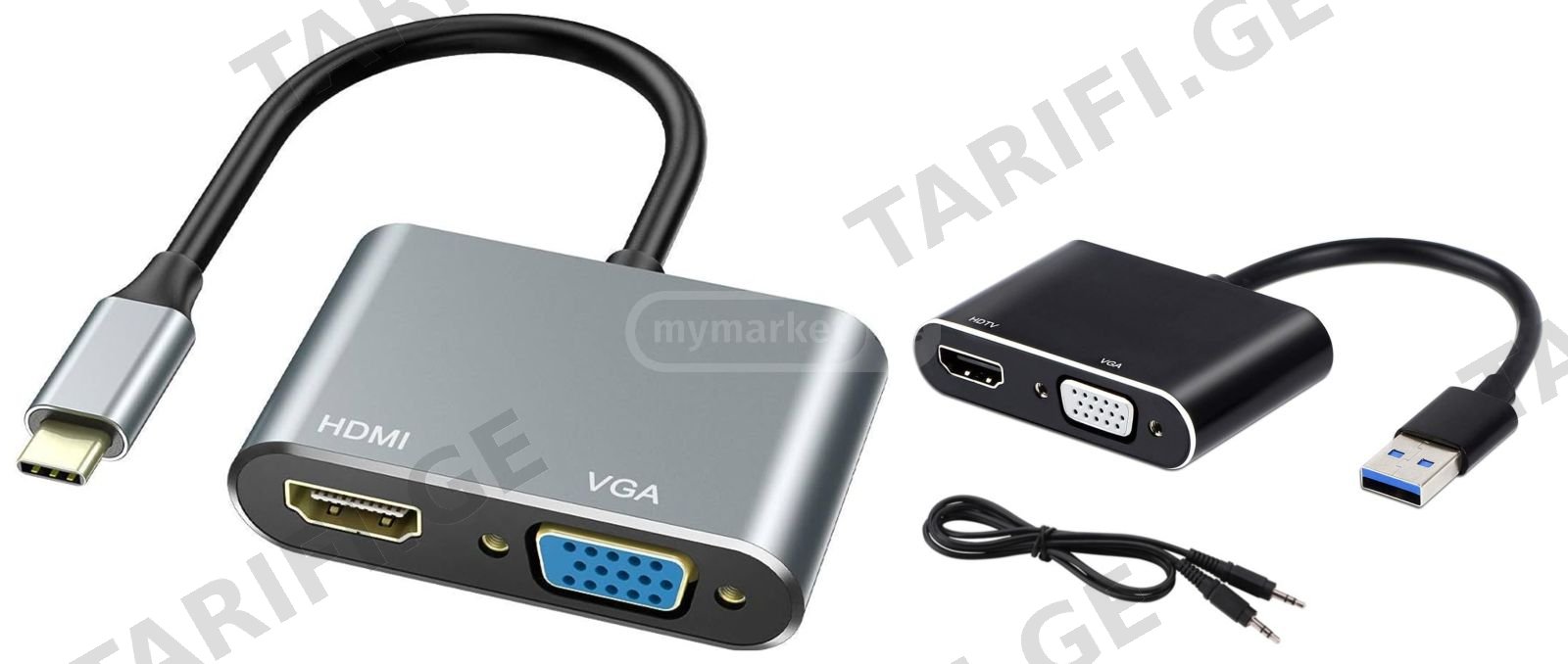 TYPE-C TO HDMI/VGA , USB 3.0 to HDMI/VGA