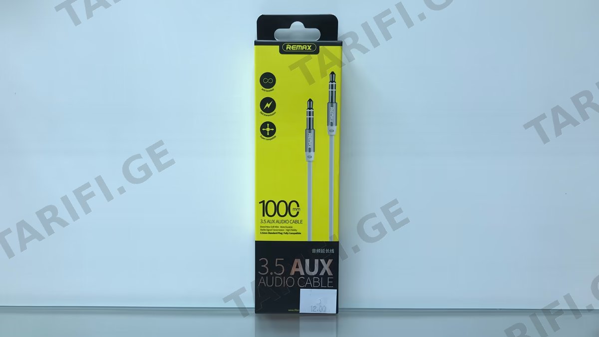 Aux Cable Remax 3.5mm