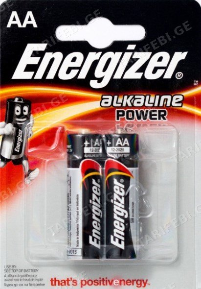 ელემენტი Energizer AA Alkaline Power 2 ც
