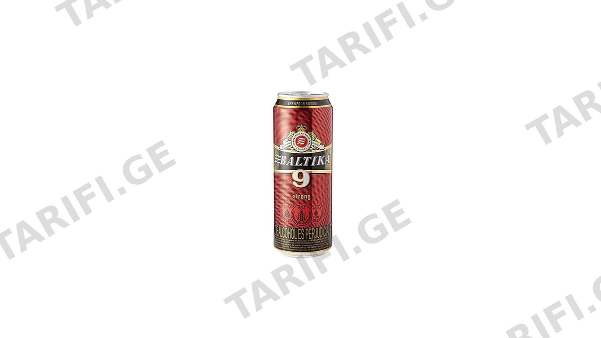 BALTIKA ლუდი ქილა 0.45ლ