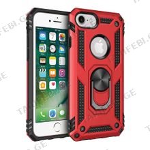 iPhone 7 Sofia Ring Case სილიკონის ქეისი ბეჭდით - წითელი