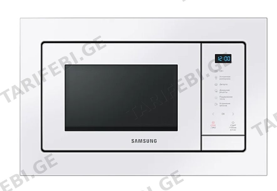 ჩასაშენებელი მიკროტალღური ღუმელი Samsung MS23A7118AW/BW
