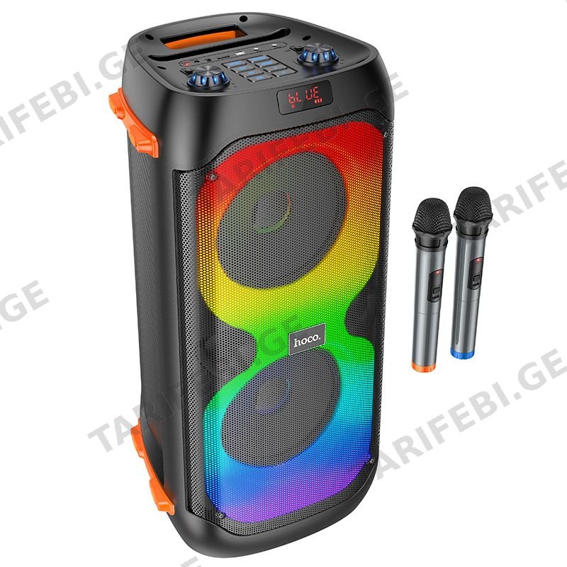დინამიკი Hoco BS53 BT Speaker + Wireless Dual Mic