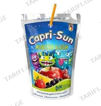 საბავშვო წვენი /CAPRI SUN მონსტრი/0.2 მლ.