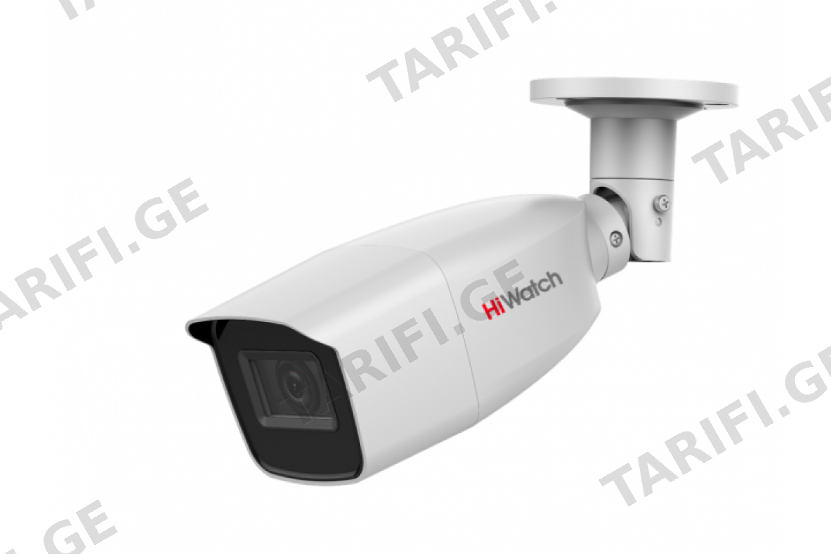 კამერა,HDTVI,Hiwatch,DS-T206(C)(2.7-13.5mm),HDTVI,2mp,Bullet,Fix,IR40m,IP66
