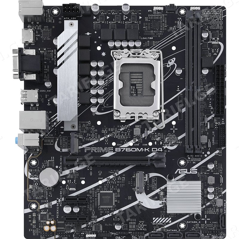 დედა დაფა ASUS PRIME B760M-K D4 90MB1DS0-M1EAY0 LGA1700 B760 USB3.2 GEN