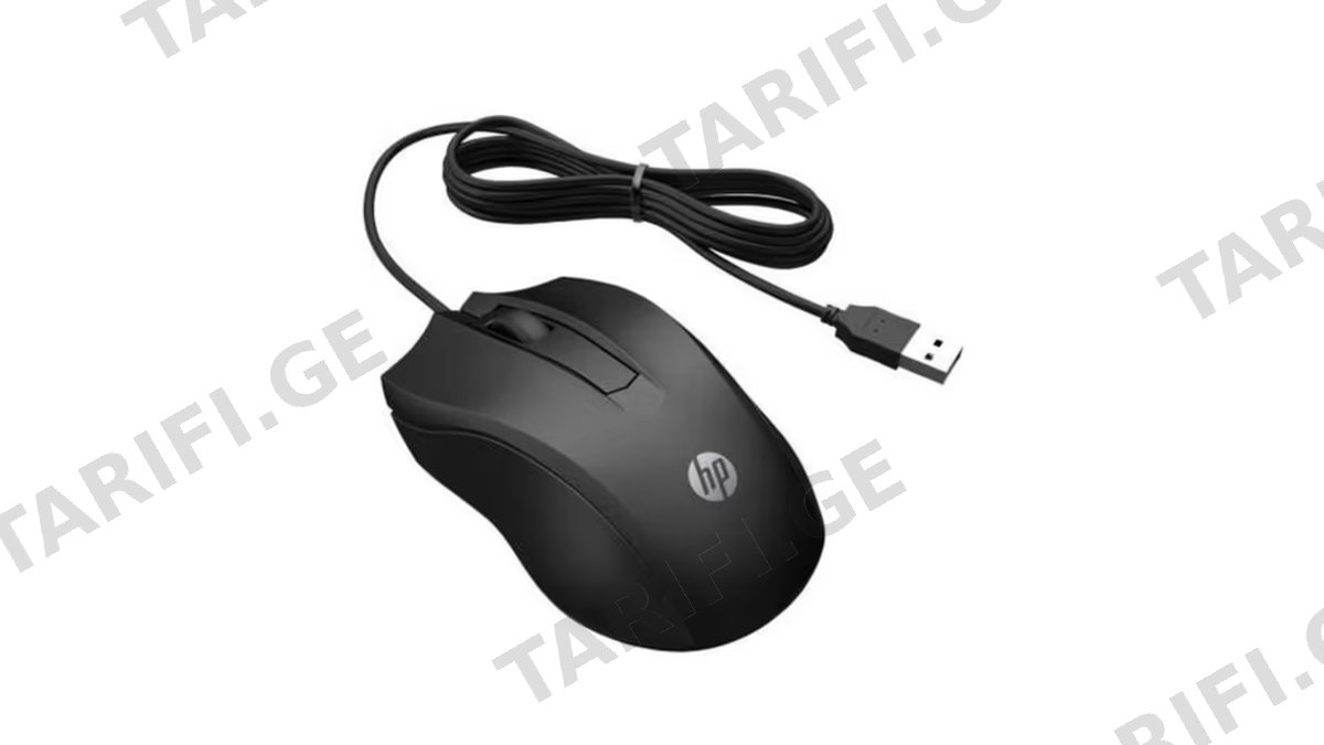 HP Wired Mouse 100 6VY96AA
