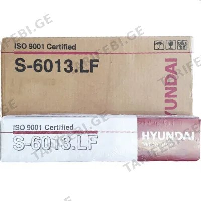 შედუღების ელექტროდი HYUNDAI S-6013.LF(A) 2.6#350 5KG